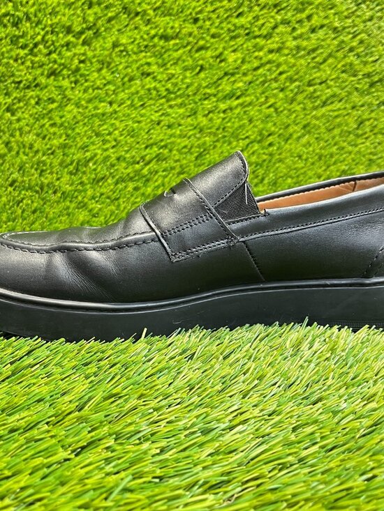 Allen Edmonds Randolph 2.0 Mens Size 10.5 Black Classic Penny Loafers Shoes main image 10